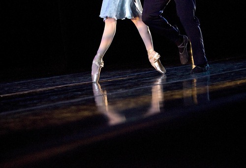 Djamila Grossman  |  The Salt Lake Tribune

Ballet West artist Katherine Lawrence performs in the dress rehearsal of 