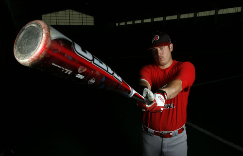 Francisco Kjolseth  |  The Salt Lake Tribune
University of Utah baseball player C.J. Cron is one of the country's leading hitters and a projected first-round pick in the major league draft.