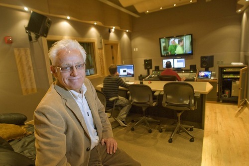 Paul Fraughton  |  The Salt Lake Tribune  Brent Marshall, president of Metcom Studios in one of the facility's  control rooms on , Wednesday  May 18, 2011