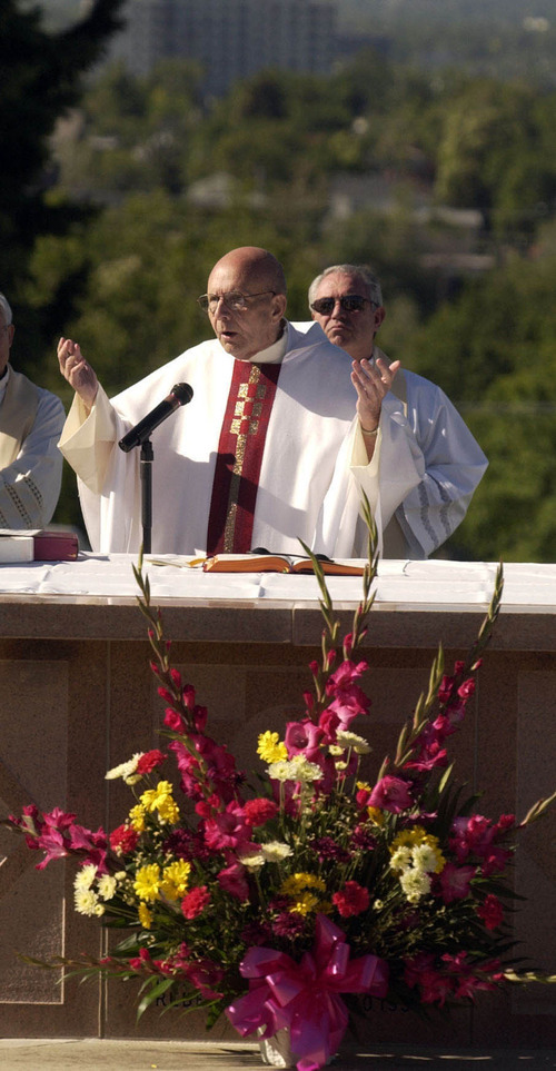 After decades of service, much of it behind the scenes, the witty Monsignor J. Terrence Fitzgerald is seen as the go-to priest.
Tribune file photo