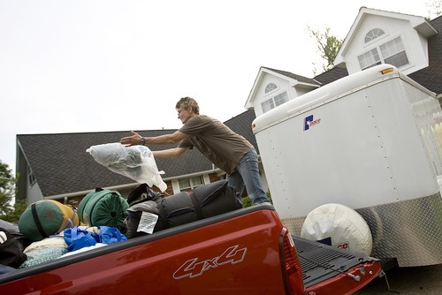 Djamila Grossman  |  The Salt Lake Tribune

Jolyn Chappell of Gunnison, Utah, unloads a pickup truck with donations after she drove to Joplin, Missouri, to help victims of the recent tornado on Wednesday, June 1, 2011.