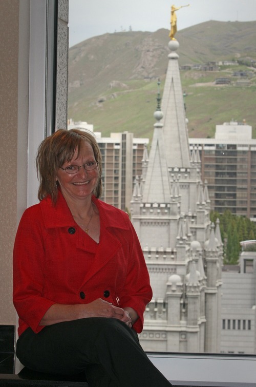 Rick Egan   |  The Salt Lake Tribune

Debra Brown, recently exonerated in a 1993 murder in Logan, was inspired Wednesday by the view of Angel Moroni from the widow of her attorneys' office on South Temple. The Utah Attorney General recently announced the office will appeal the decision of the 2nd District Court judge who exonerated Brown.