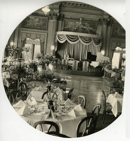 File photo  |  The Salt Lake Tribune

This is the Hotel Utah Empire Dining Room in 1937.
