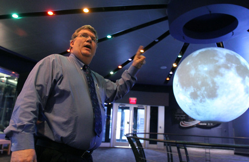 Francisco Kjolseth  |  The Salt Lake Tribune
Clark Planetarium director Seth Jarvis talks about the success of the IMAX theater and other exhibits upgraded under his watch.