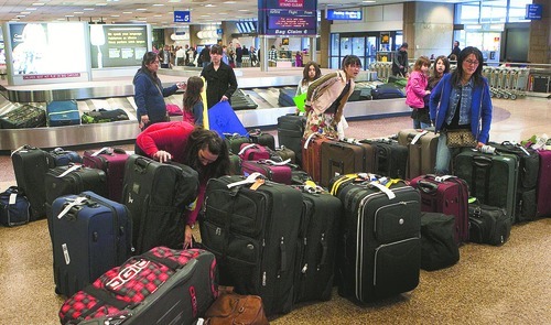 Steve  Griffin  | Tribune file photo
Delta generated the most revenue from bag fees -- $952 million -- followed by the combined United and Continental at nearly $655 million. American collected $580 million and US Airways $513 million.