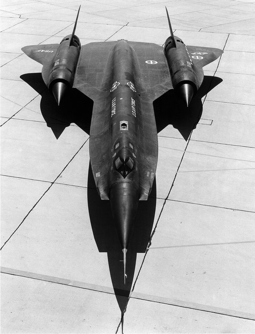 Ken Collins ejected from a similar secret A-12 spy plane over the desert near Wendover in 1963. Courtesy photo from NASA