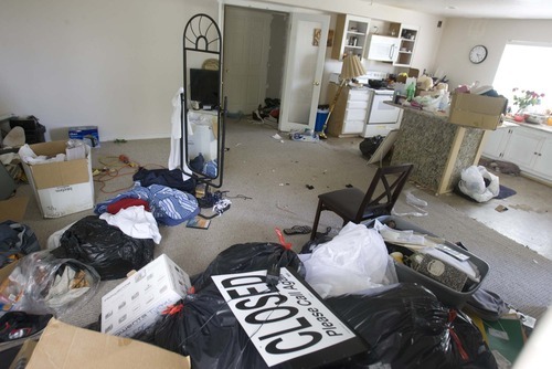 Paul Fraughton  |  The Salt Lake Tribune. The Callejas family's now-empty basement apartment in a Draper house left behind from a family  deported to El Salvador on Monday,  June 13, 2011