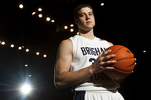 With national stardom in front of him, Jimmer Fredette poses for a portrait in this file photo. Chris Detrick  |  The Salt Lake Tribune