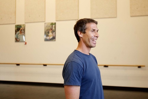 Trent Nelson  |  The Salt Lake Tribune
Stephen Brown rehearses at the Rose Wagner Performing Arts Center for his namesake company, SBDance.