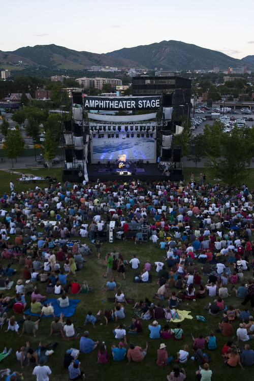 Chris Detrick | The Salt Lake Tribune
Fans watch as Michelle Shocked performs during the 2010 Utah Arts Festival last June. This year's annual event begins Thursday, June 23.