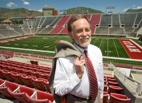 Al Hartmann  | The Salt Lake Tribune   
Randy Dryer, outgoing chairman of the U.'s board of trustees, started on the board as student body president and will end his term as chairman this month.