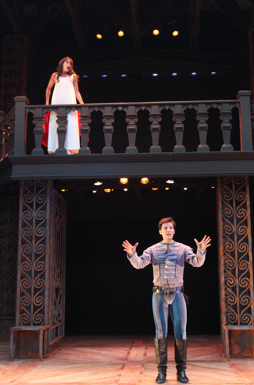 Rick Egan l The Salt Lake Tribune

Magan Wiles as Juliet and Christian Barillas as Romeo, in Utah Shakespeare Festival's Romeo and Juliet,  Wednesday, June 8, 2011.