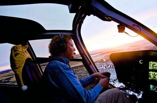 Djamila Grossman  |  Tribune file photo
Jeremy Johnson of St. George flies his helicopter as part of a search to locate a suspect involved in an officer-involved shooting near Moab in 2010. Johnson is facing a mail fraud charge.