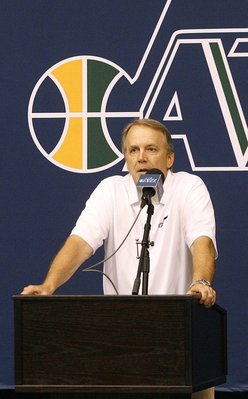 Paul Fraughton  |  The Salt Lake Tribune. Utah's Randy Rigby announces the selection of Enes Kanter. The Utah Jazz  held their NBA draft party at Energy Solutions Arena  , Thursday  June 23, 2011