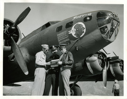 Tribune file photo

This 1943 photo of the B-17 bomber 