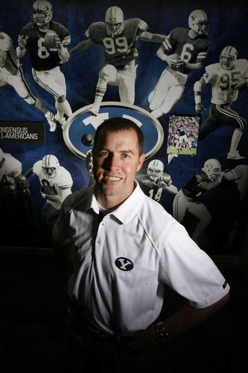 Francisco Kjolseth  |  The Salt Lake Tribune
BYU new recruiting coordinator Joe DuPaix is changing the way they go after football recruits, and broadening their recruiting horizons to include more non-LDS players.