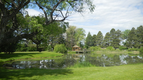 Tom Wharton | The Salt Lake Tribune

Lions Park and the Cheyenne Botanic Gardens offer a good place for tourists to take a quiet break in a pretty setting.