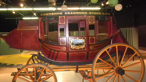 Tom Wharton | The Salt Lake Tribune

A historic stagecoach is on display at the Cheyenne Frontier Days Old West Museum and Store.