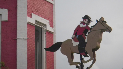Tom Wharton  |  The Salt Lake Tribune

A sign in the heart of downtown Cheyenne represents the heavy Western heritage influence in Wyoming's capital city.