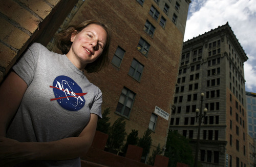 Francisco Kjolseth  |  The Salt Lake Tribune
Rachel Donner, who saw the last shuttle launch, is attending the final one on July 8 as part of a family trip. She'll see it from NASA's Kennedy Space Center Visitors Center in Florida with her dad, brother and 7-year-old nephew.