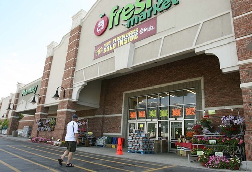Leah Hogsten  |  The Salt Lake Tribune
Five Fresh Market stores have closed during challenging times for the chain's parent company, Associated Food Stores. The Fresh Market  pictured is open and located at 1860 E. 9400 South, Sandy.