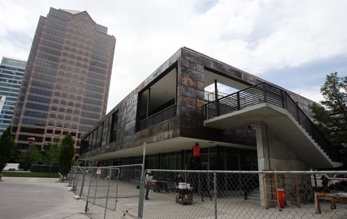 Steve Griffin  |  The Salt Lake Tribune
After a year of construction, Salt Lake City's newly revamped Gallivan Center is ready to open.