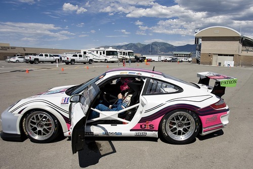 Djamila Grossman  |  The Salt Lake Tribune

Madison Snow, 15, sits in his car before a race at the Miller Motorsports Park in Tooele on Sunday, July 17, 2011. Madison grew up in a successful racing family and has been winning a lot of races.