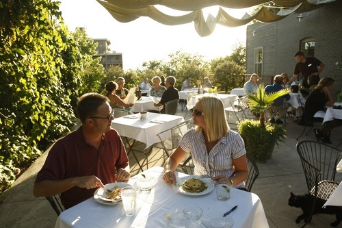 Chris Detrick  |  Tribune file photo

Diners eat at Em's, charming eated on Capitol hill with a shaded terrace.