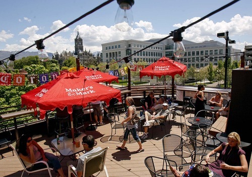 Trent Nelson  |  Tribune file photo

The Green Pig Pub recently opened a rooftop bar in Salt Lake City. In the first few nights -- and afternoons -- the deck had been open, it has reached its maximum capacity of 49.