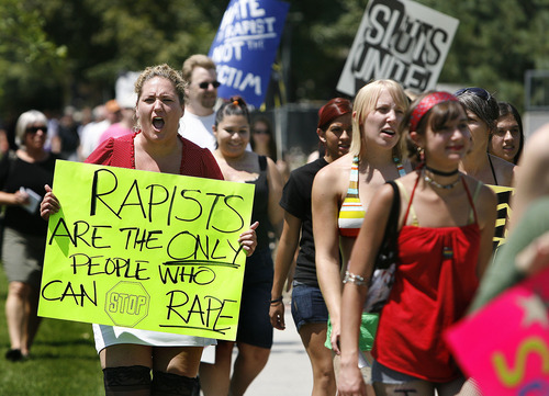 Viral Slutwalk Protest Hits Salt Lake City Photos The Salt Lake Tribune