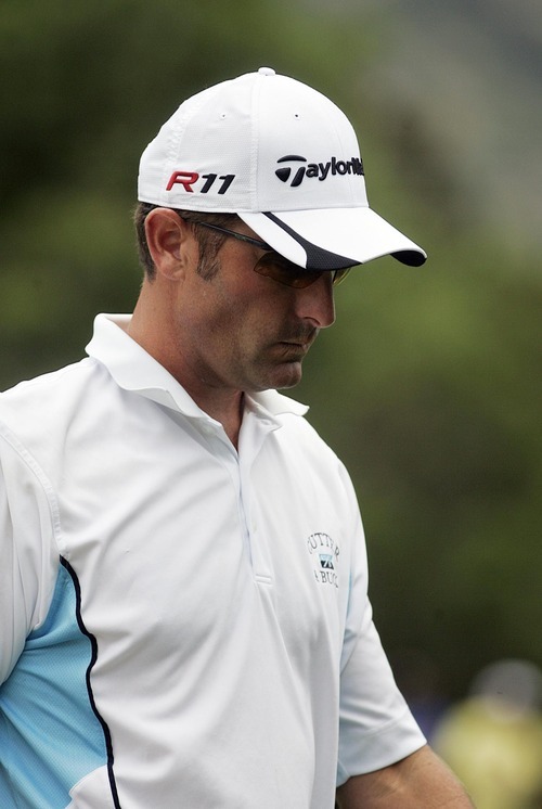 Djamila Grossman  |  The Salt Lake Tribune

Jeff Gove walks off the green after missing a shot at the hole in the Utah Championship of the Nationwide Tour at Willow Creek Country Club in Sandy, Utah, on Sunday, July 31, 2011.