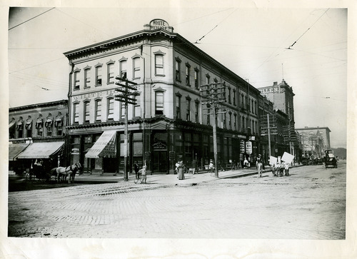 Salt Lake Tribune file photo

Salt Lake City's White House Hotel on the southwest corner of 200 South and Main Street in 1896.
