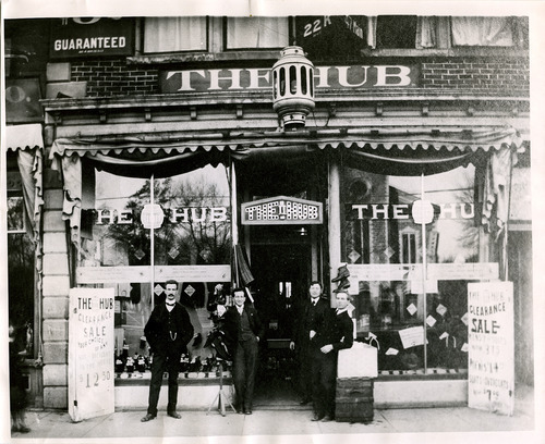 Salt Lake Tribune file photo

This photo from the late 1890s shows The Hub clothing store in Logan, Utah.