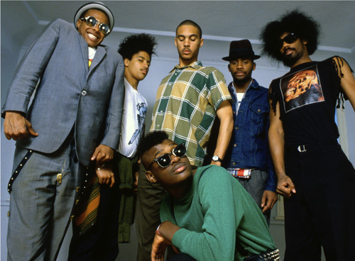 The members of Fishbone, the African-American punk band featured in the documentary 