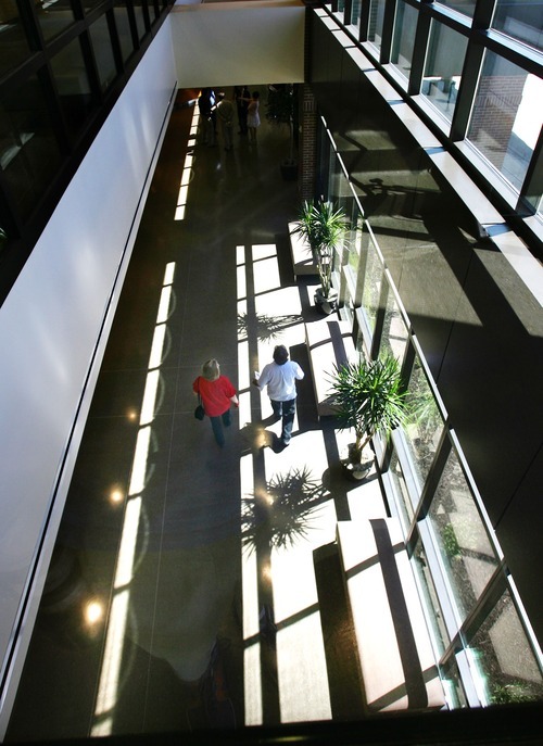 Steve Griffin  |  The Salt Lake Tribune

The main lobby of the new University Neuropsychiatric Institute in Salt Lake City, Utah Tuesday, August 23, 2011.