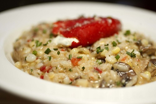 Trent Nelson  |  The Salt Lake Tribune
At Wild Grape Bistro in Salt Lake City, the chefs mix sweet corn into risotto (along with mushroom, peppers and goat cheese).
