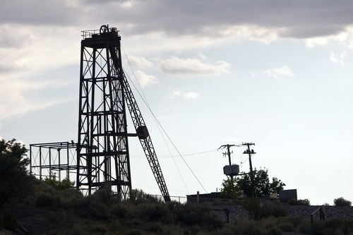 Chris Detrick  |  The Salt Lake Tribune
An old mining tower in Eureka, Utah photographed Tuesday August 30, 2011.
