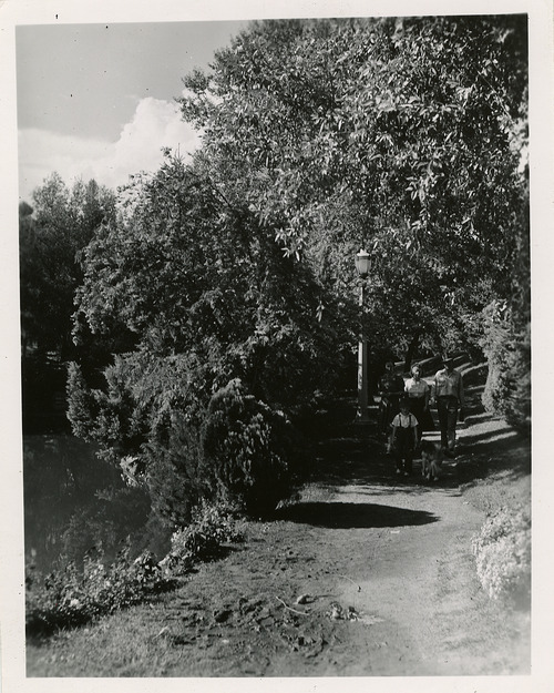 Salt Lake Tribune file photo

People enjoy Memory Grove in this 1941 photo.