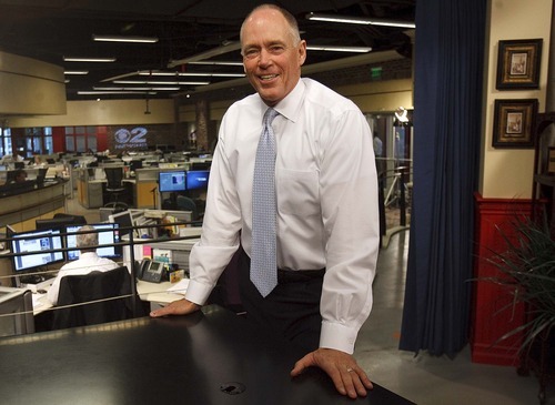 Trent Nelson  |  The Salt Lake Tribune
KUTV Vice President and General Manager Steve Carlston at the KUTV studio on Tuesday, Nov. 30, 2010. During the November sweeps, KUTV was No. 1 nearly across the board, but this is not a recent phenomenon.