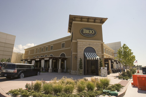 Paul Fraughton  |  The Salt Lake Tribune 
Brio Tuscan Grille is opening at the Fashion Place Mall.
