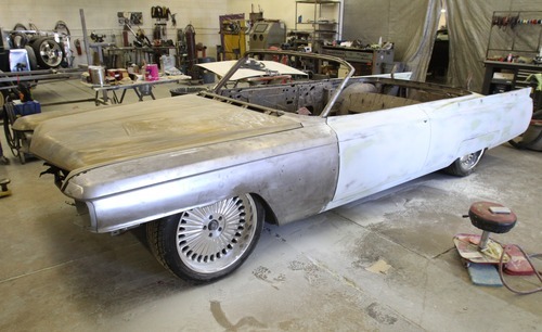 Rick Egan  | The Salt Lake Tribune 

Apolo Ohno's 1964 Cadillace Coupe Deville. Dave and Charity Kindig are owners of Kindig-It Design, a company that builds hot rods and custom-designed and restored vintage vehicles.