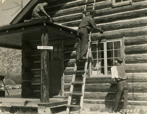 Salt Lake Tribune file photo

This undated photo shows a Civilian Conservation Corps project.