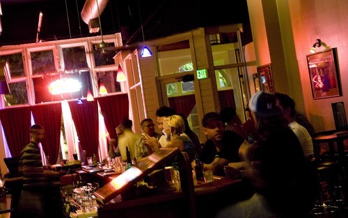 Djamila Grossman  |  The Salt Lake Tribune
Patrons sit at Kristauf's Martini Bar in downtown Salt Lake City.