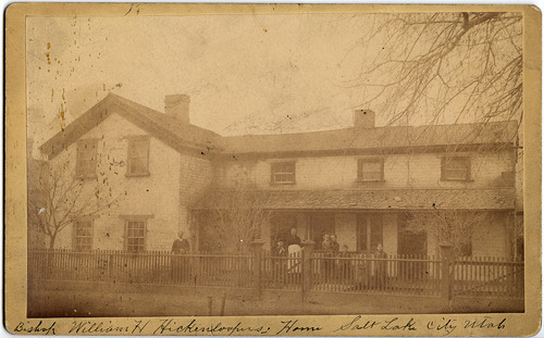 Tribune file photo

Bishop William H. Hickenlooper's Salt Lake City home is seen in this undated photo. Hickenlooper died in 1888 at the age of 83 and had been an LDS bishop for more than 40 years.