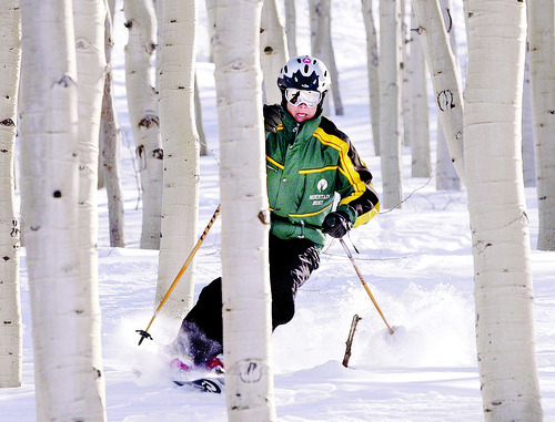 Tribune file photo
For the fifth straight year, Deer Valley Resort has been rated the top ski resort in North America by the affluent readers of Ski magazine. Pictured, Deer Valley Mountain host supervisor Tate Shaw.