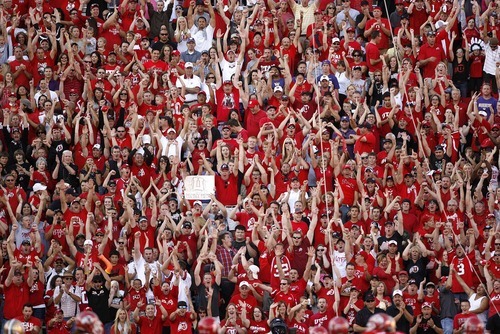 Trent Nelson  |  The Salt Lake Tribune file photo

Utah fans cheer a reception by DeVonte Christopher during the first quarter. Utah vs. Washington, college football at Rice-Eccles Stadium in Salt Lake City on Oct. 1. According to a new legislative audit, the U. does a poor job of accounting for the $27.4 million it reaps in student fees annually and has no documented rationale for some fee amounts, including fees to support athletic programs, raising concerns about whether these funds are spent on designated purposes.