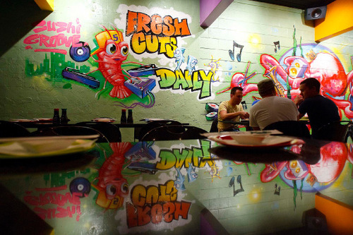 Trent Nelson  |  The Salt Lake Tribune&#xA;The restaurant Sushi Groove.