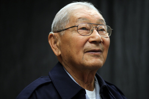 Francisco Kjolseth  |  The Salt Lake Tribune
Ten Japanese American veterans from Utah, including Nelson Akagi, 88, will head to Washington, D.C., Monday to be honored with the Congressional Gold Medal for their contributions during World War II. Akagi is a native of California whose family avoided
internment in a Japanese camp by agreeing to farm sugar beets in
Idaho. He enlisted in the U.S. Army and was part of the 442nd
Regimental Combat Team which became the most decorated of all units in World War II for its size and duration of service, fighting
Germans in Italy, France and Germany. He settled in the Salt Lake
Valley, where his family had relocated, after the war, worked as a
farmer and retired from Hercules after 26 years. He lives in Salt
Lake City.