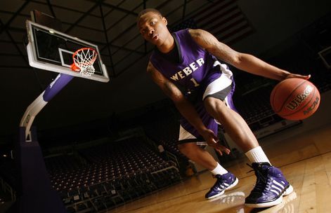 Francisco Kjolseth  |  The Salt Lake Tribune
Weber State guard Damian Lillard is the state's best college basketball player, who missed last season with a foot injury.