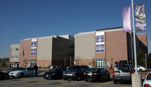 Steve Griffin  |  The Salt Lake Tribune
Weber State University's presence in Davis County will expand, thanks to a $40 million classroom building going up in Layton. This is the current building on the university's Davis campus.